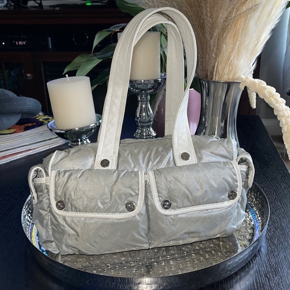 Vintage Celine Pillow Bag Handbag in Gray - Picture 1 of 13
